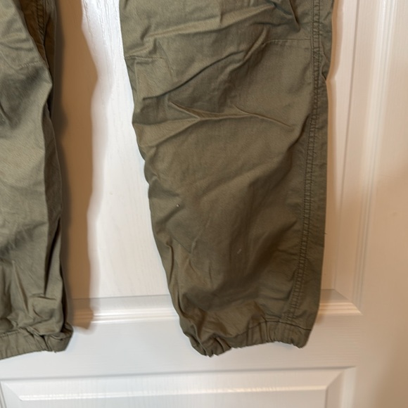Hollister Adjustable Rise Parachute Baggy Pants Army Green Large - Picture 4 of 15